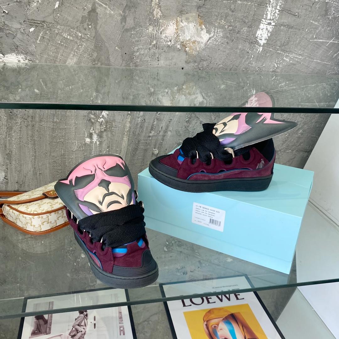Lanvin Curb Batman Sneakers - FashionPlug