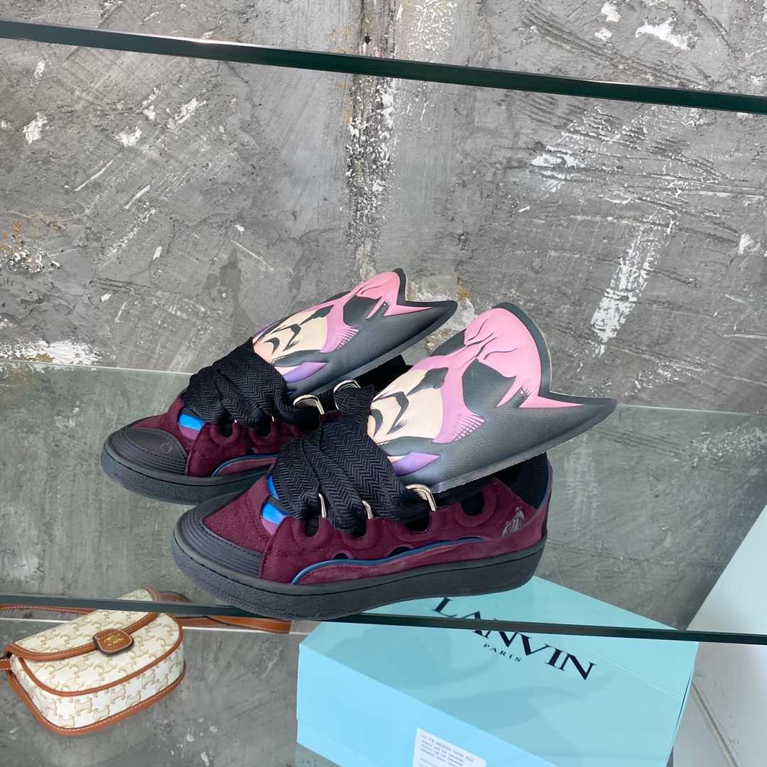 Lanvin Curb Batman Sneakers - FashionPlug