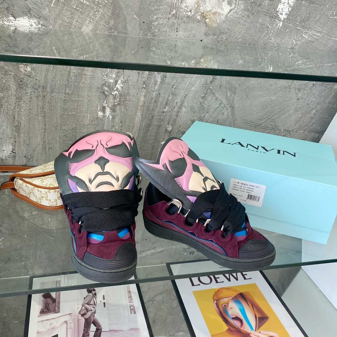 Lanvin Curb Batman Sneakers - FashionPlug