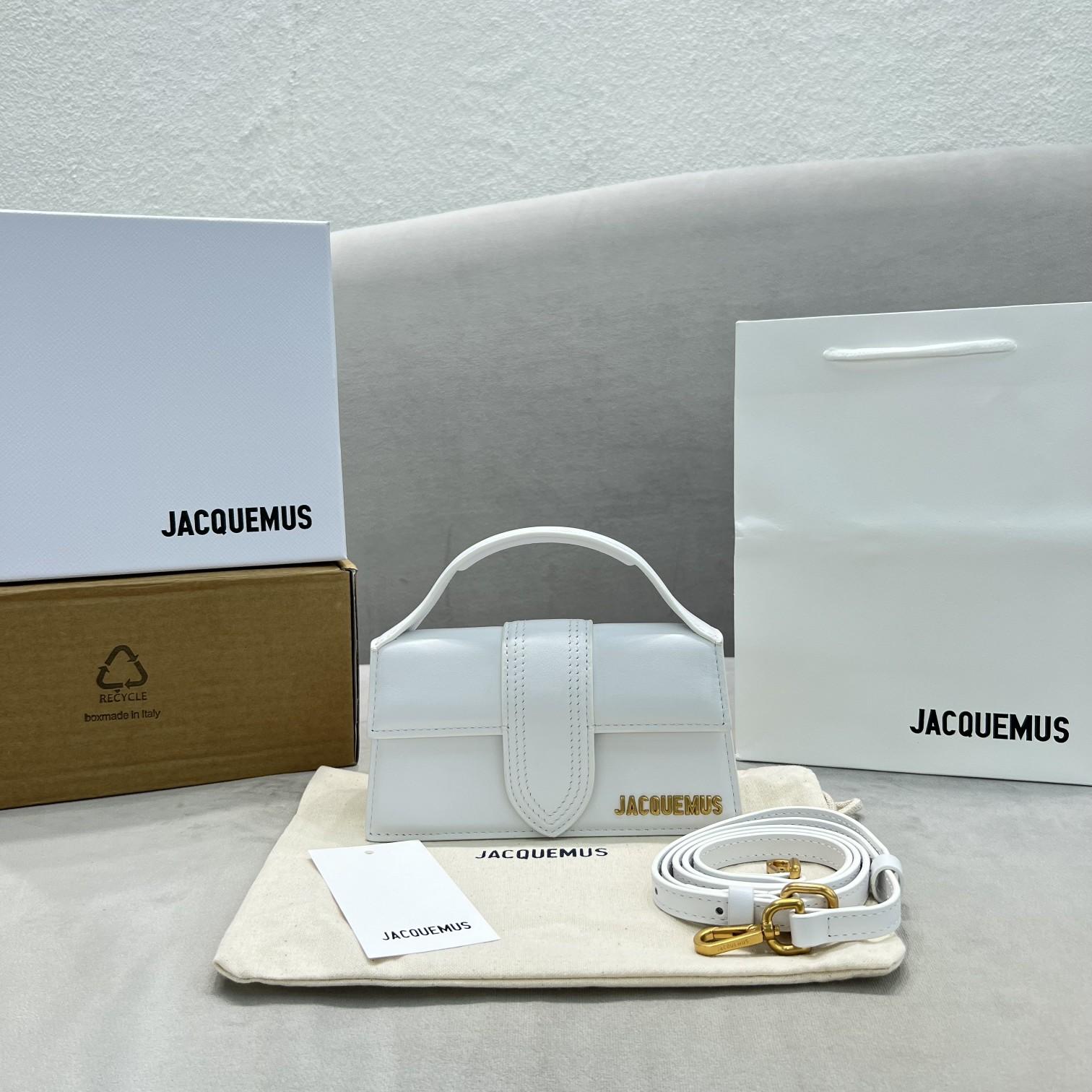 Jacquemus Le Bambino Small Handbag With Adjustable Crossbody Strap(18-6-7cm) - FashionPlug