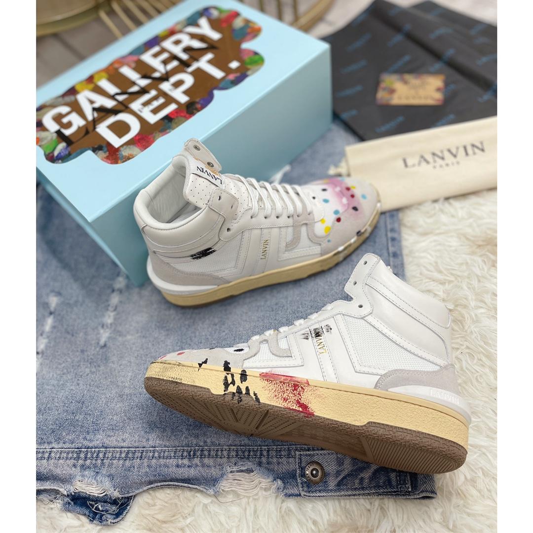 Lanvin x Gallery Dept  Clay High Top Sneaker - FashionPlug