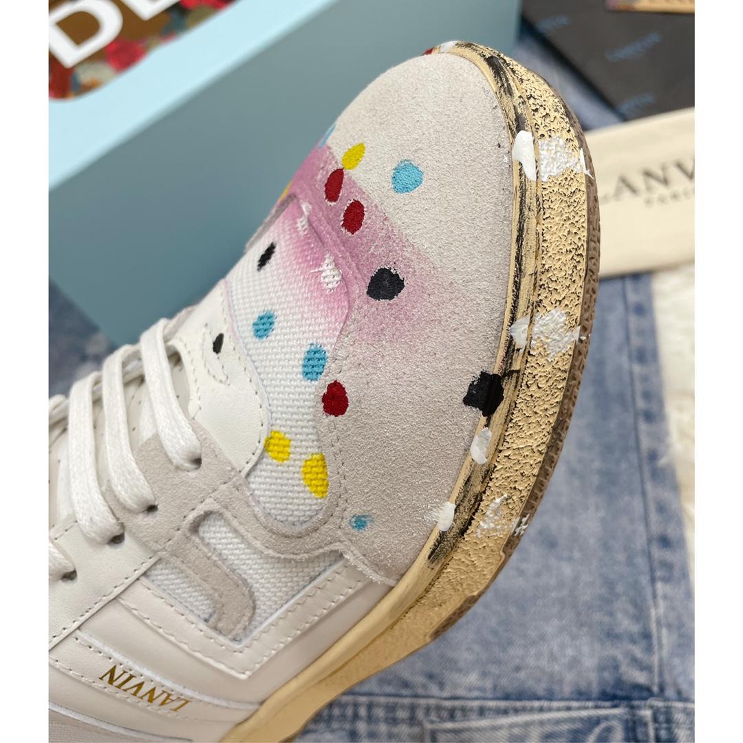 Lanvin x Gallery Dept  Clay High Top Sneaker - FashionPlug