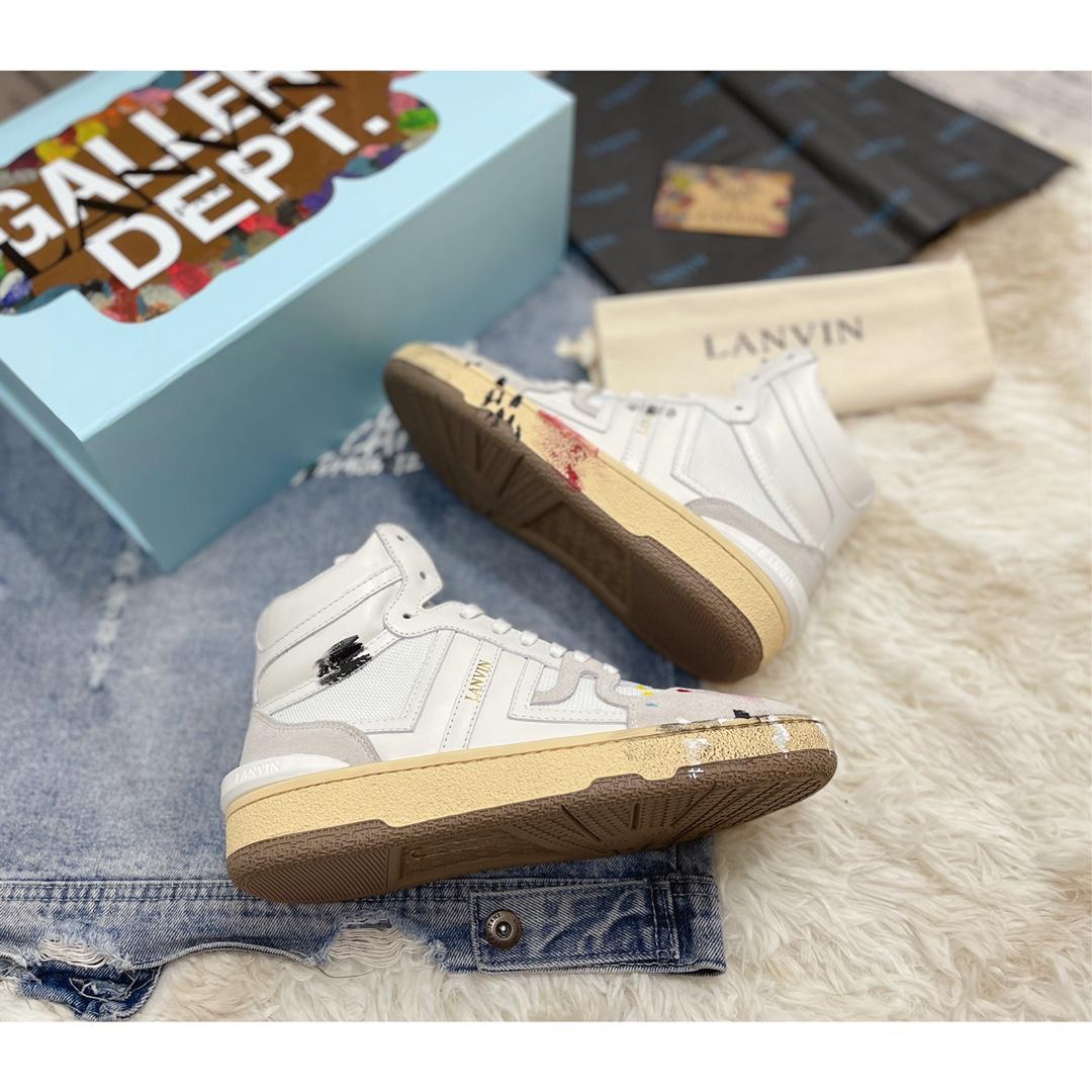 Lanvin x Gallery Dept  Clay High Top Sneaker - FashionPlug