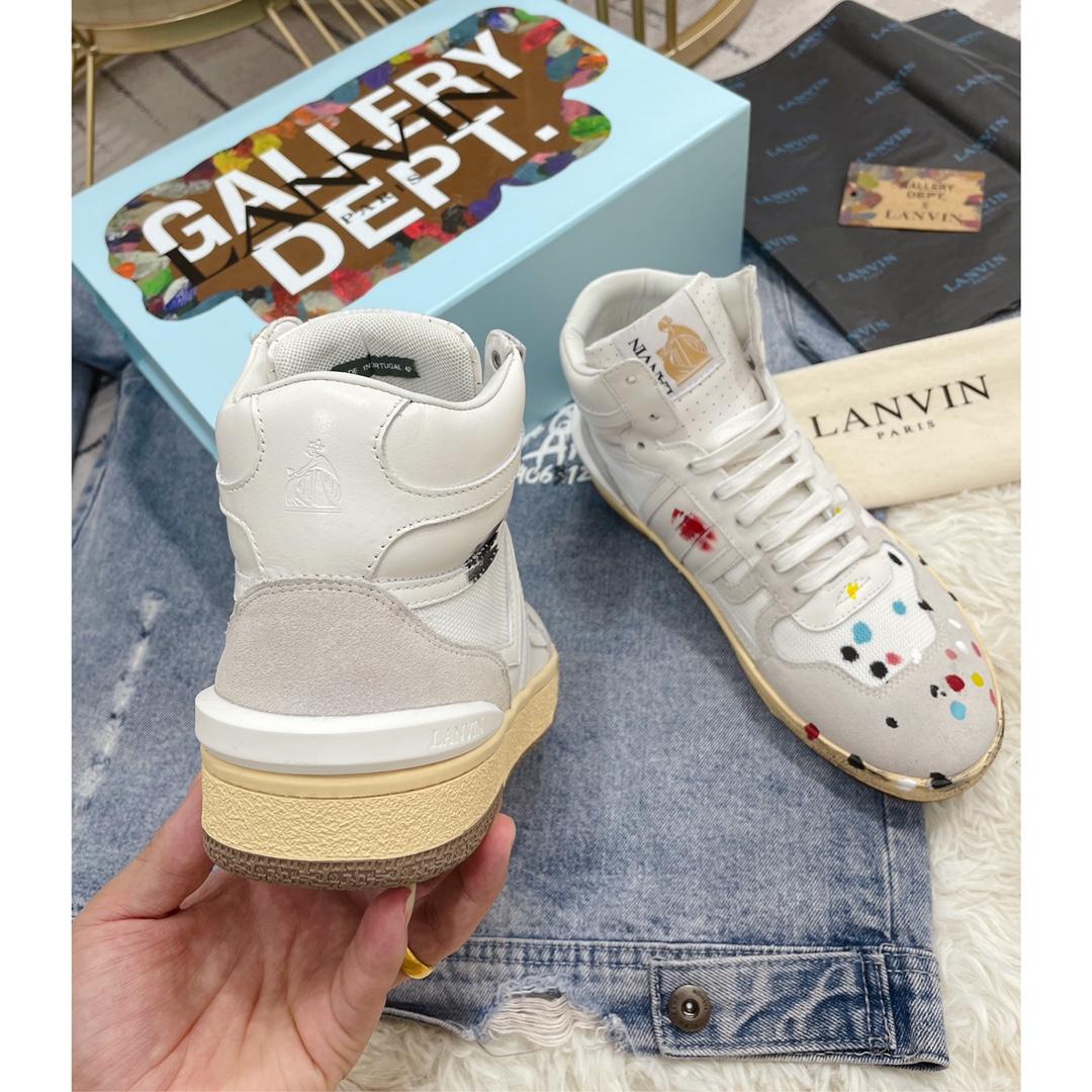 Lanvin x Gallery Dept  Clay High Top Sneaker - FashionPlug