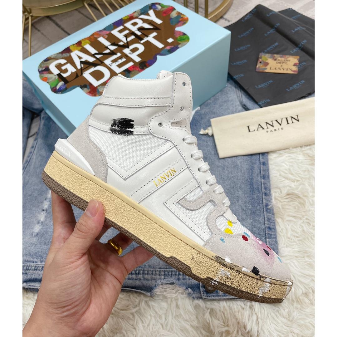 Lanvin x Gallery Dept  Clay High Top Sneaker - FashionPlug