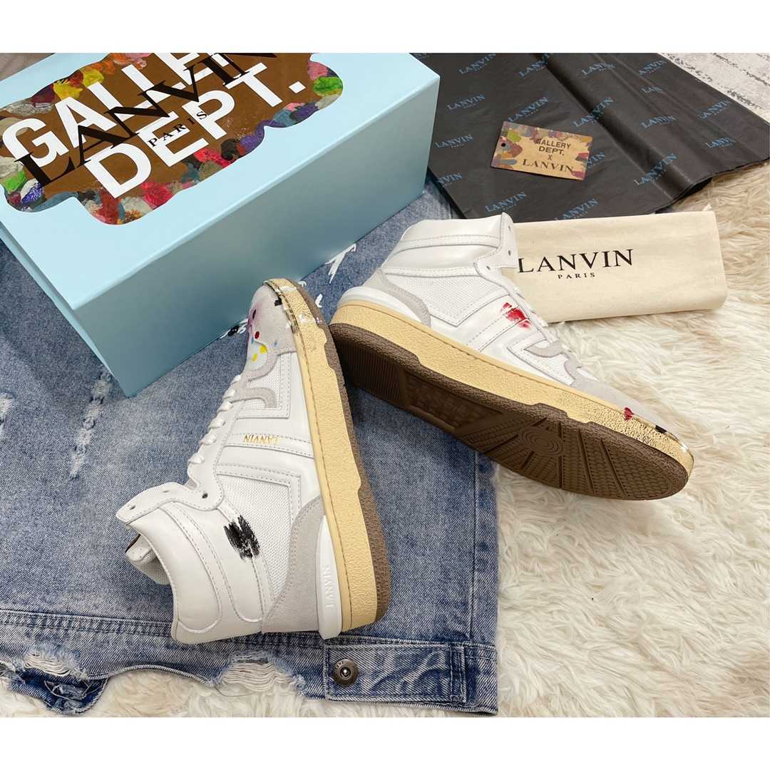 Lanvin x Gallery Dept  Clay High Top Sneaker - FashionPlug