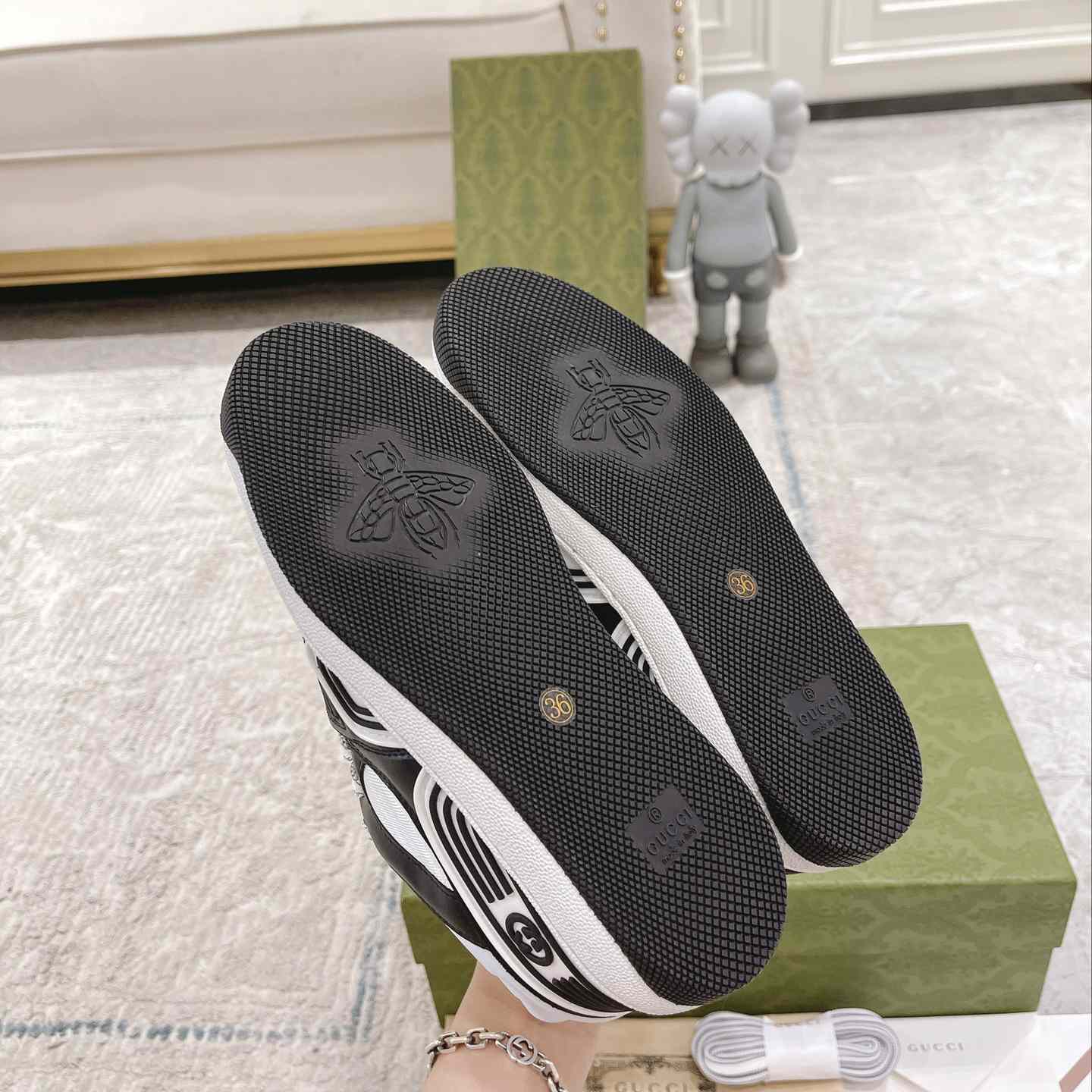 Gucci Basket Sneaker With lnterlocking G  - FashionPlug