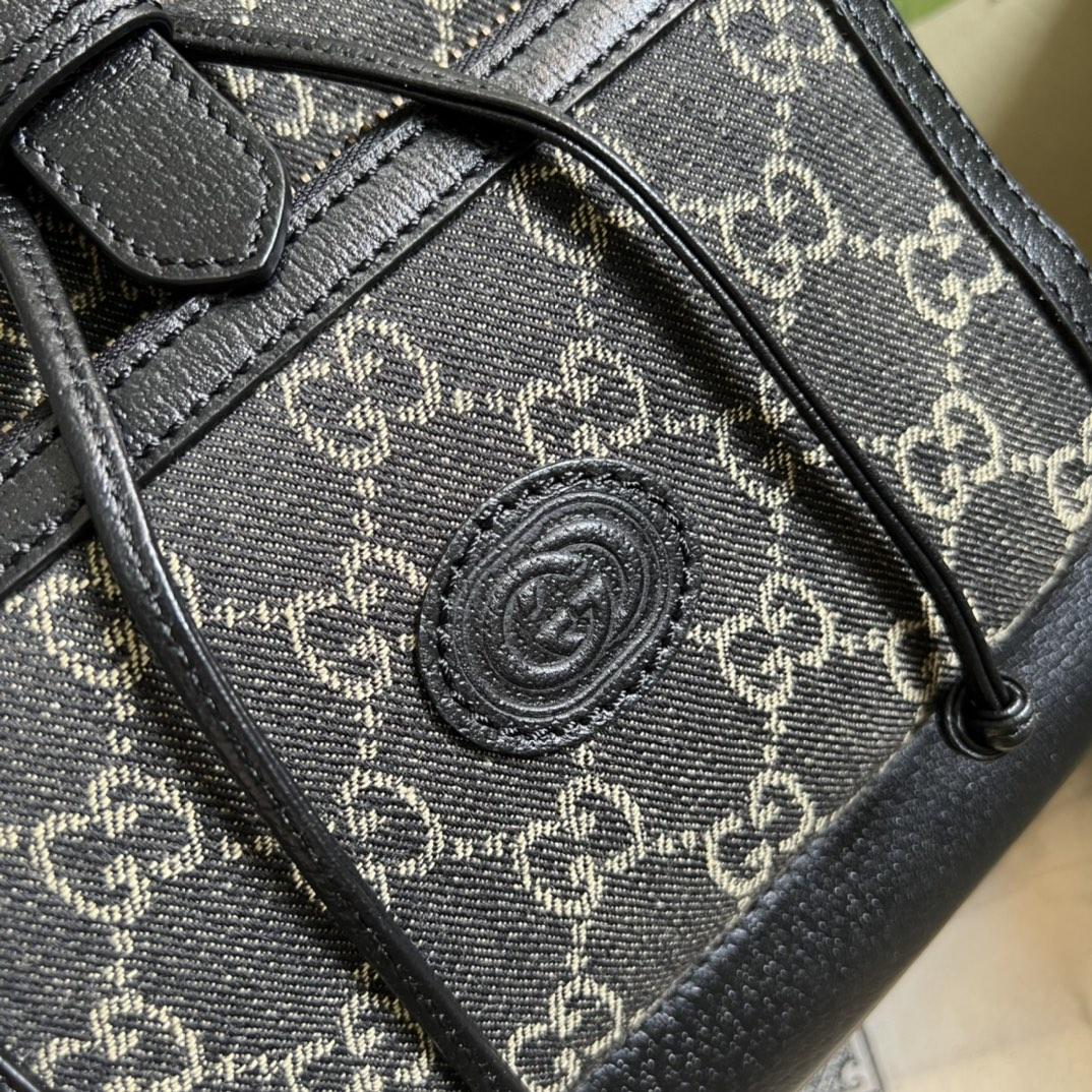 Gucci Backpack With Interlocking G(26.5- 30- 13cm) - FashionPlug