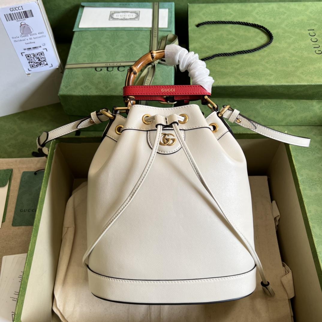 Gucci Diana Small Bucket Bag (23.5-38-10.5cm) - FashionPlug