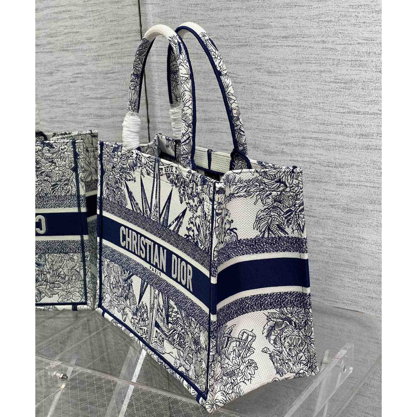 Dior Medium Dior Book Tote(36-18-28cm) - FashionPlug