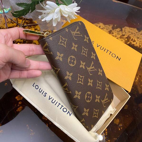 Louis Vuitton Zippy Wallet Fuchsia Monogram(19-10-1cm)  M60017 - FashionPlug