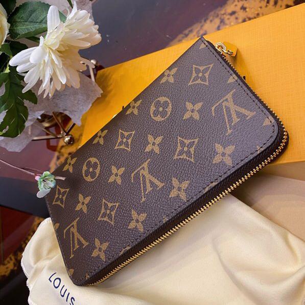 Louis Vuitton Zippy Wallet Fuchsia Monogram(19-10-1cm)  M60017 - FashionPlug