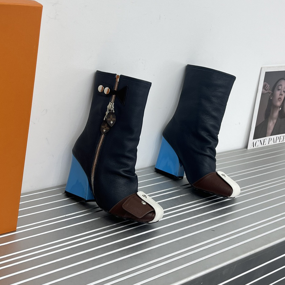 Louis Vuitton Patti Wedge Half Boot - FashionPlug