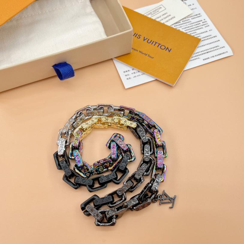 Louis Vuitton Paradise Chain Necklace   M00891 - FashionPlug