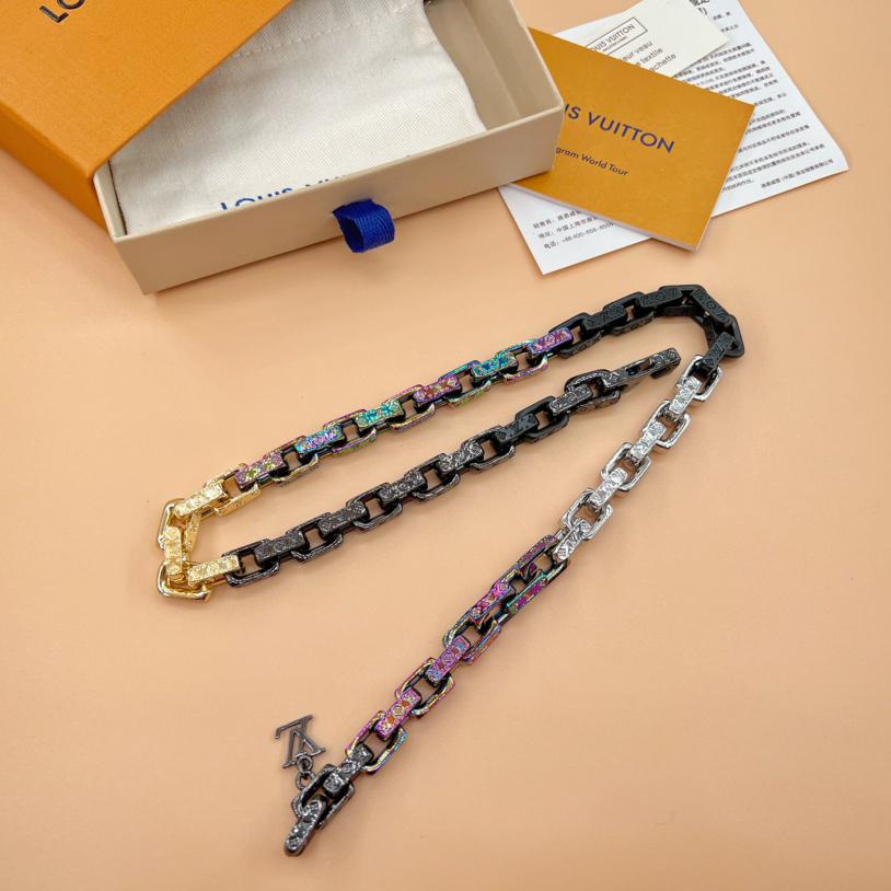 Louis Vuitton Paradise Chain Necklace   M00891 - FashionPlug