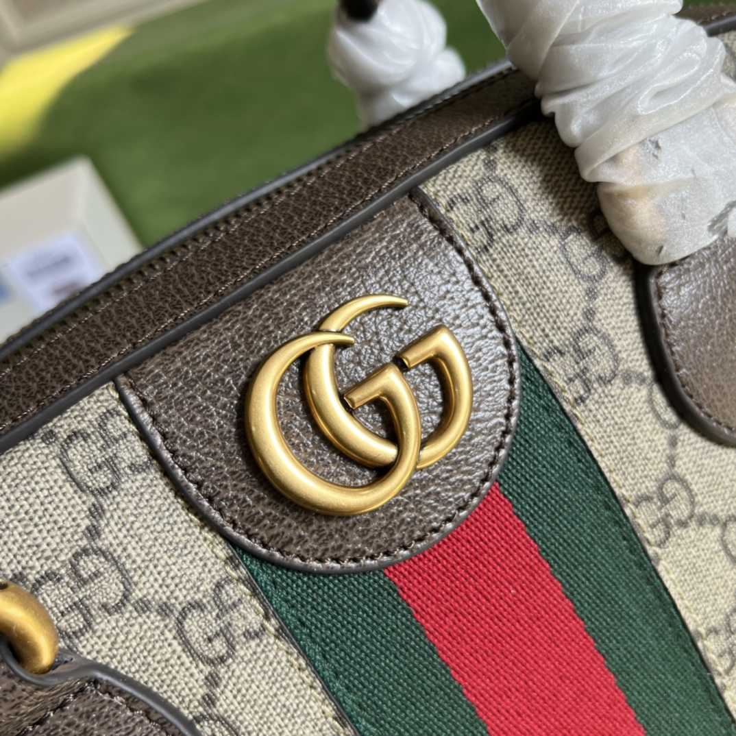 Gucci Savoy Small Bowling Tote(39-43.5-21cm)   - FashionPlug