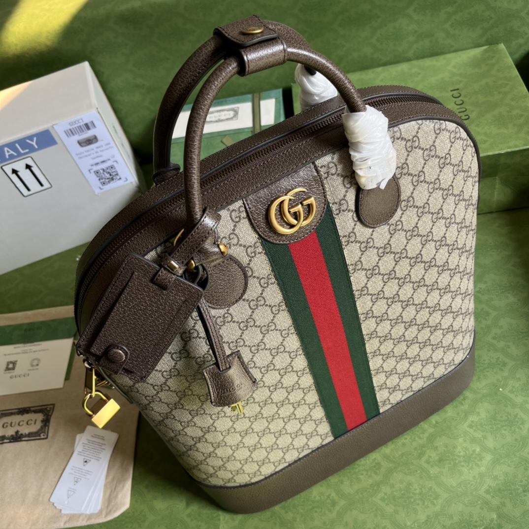 Gucci Savoy Small Bowling Tote(39-43.5-21cm)   - FashionPlug