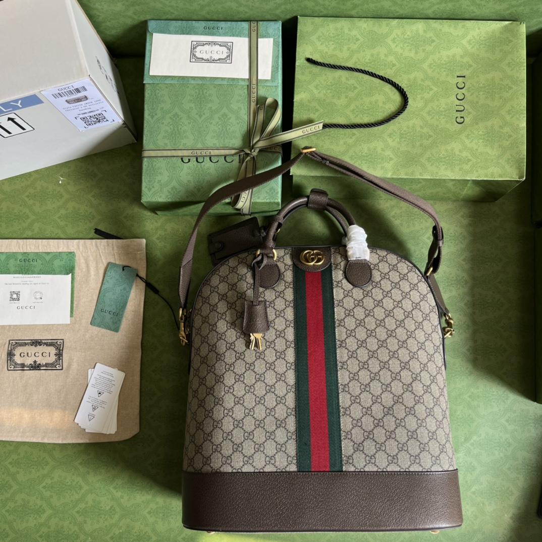 Gucci Savoy Small Bowling Tote(39-43.5-21cm)   - FashionPlug