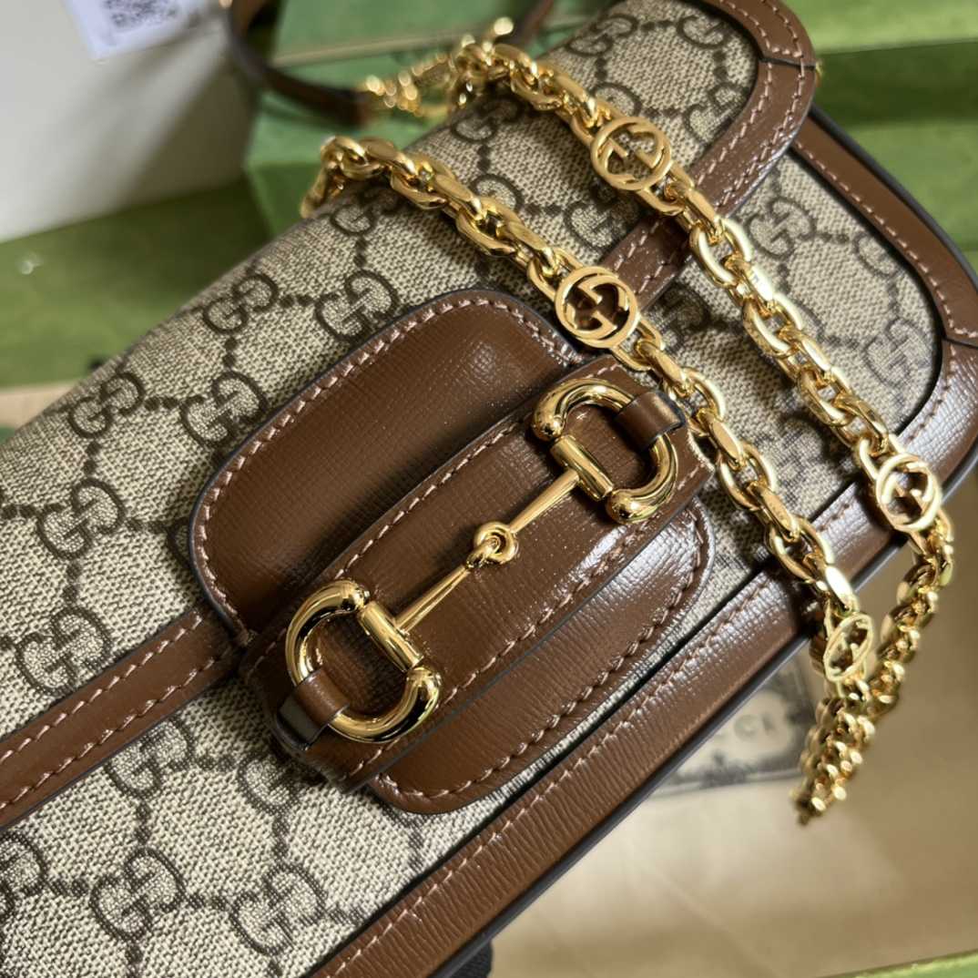 Gucci Horsebit 1955 Shoulder Bag(24-13-5cm)   - FashionPlug