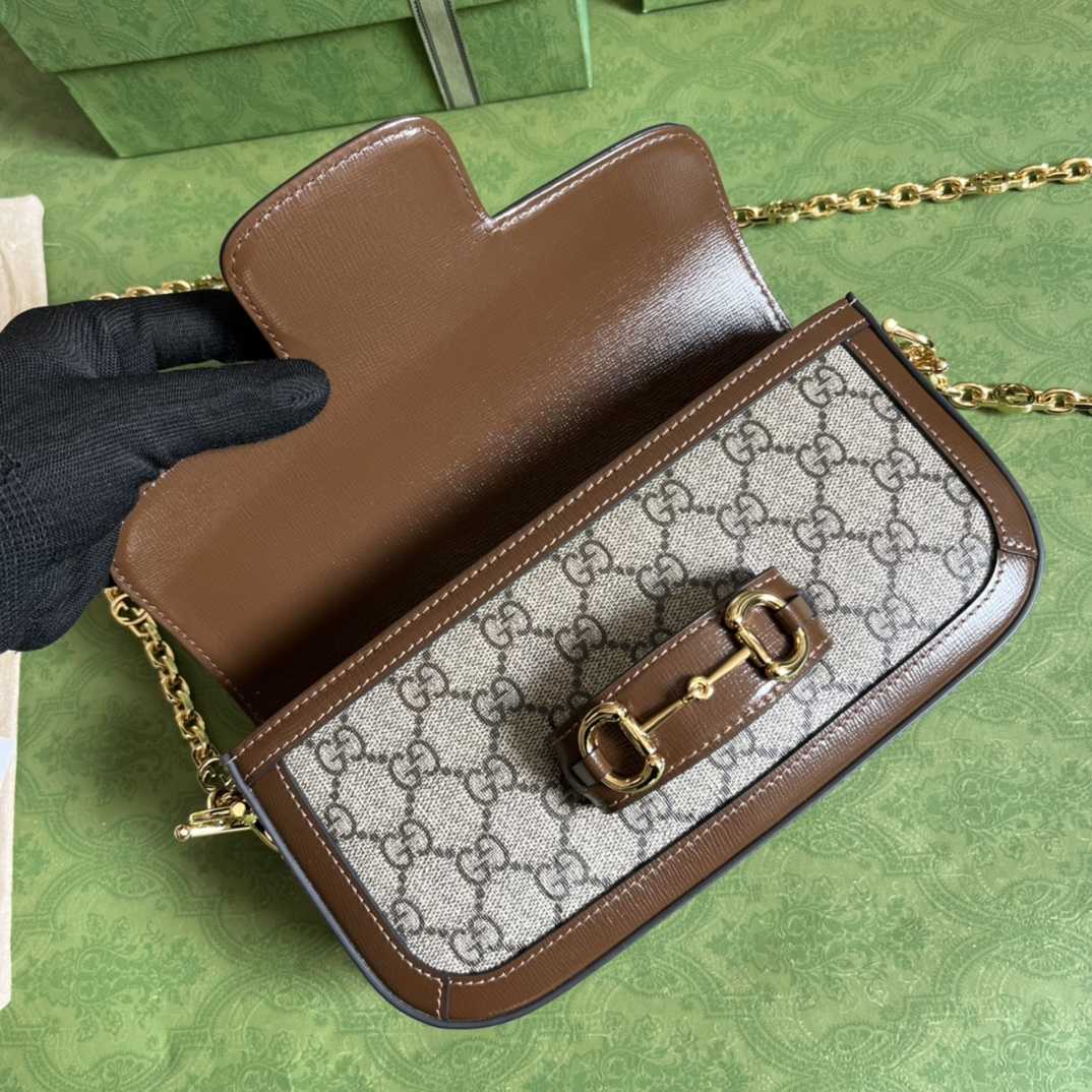 Gucci Horsebit 1955 Shoulder Bag(24-13-5cm)   - FashionPlug