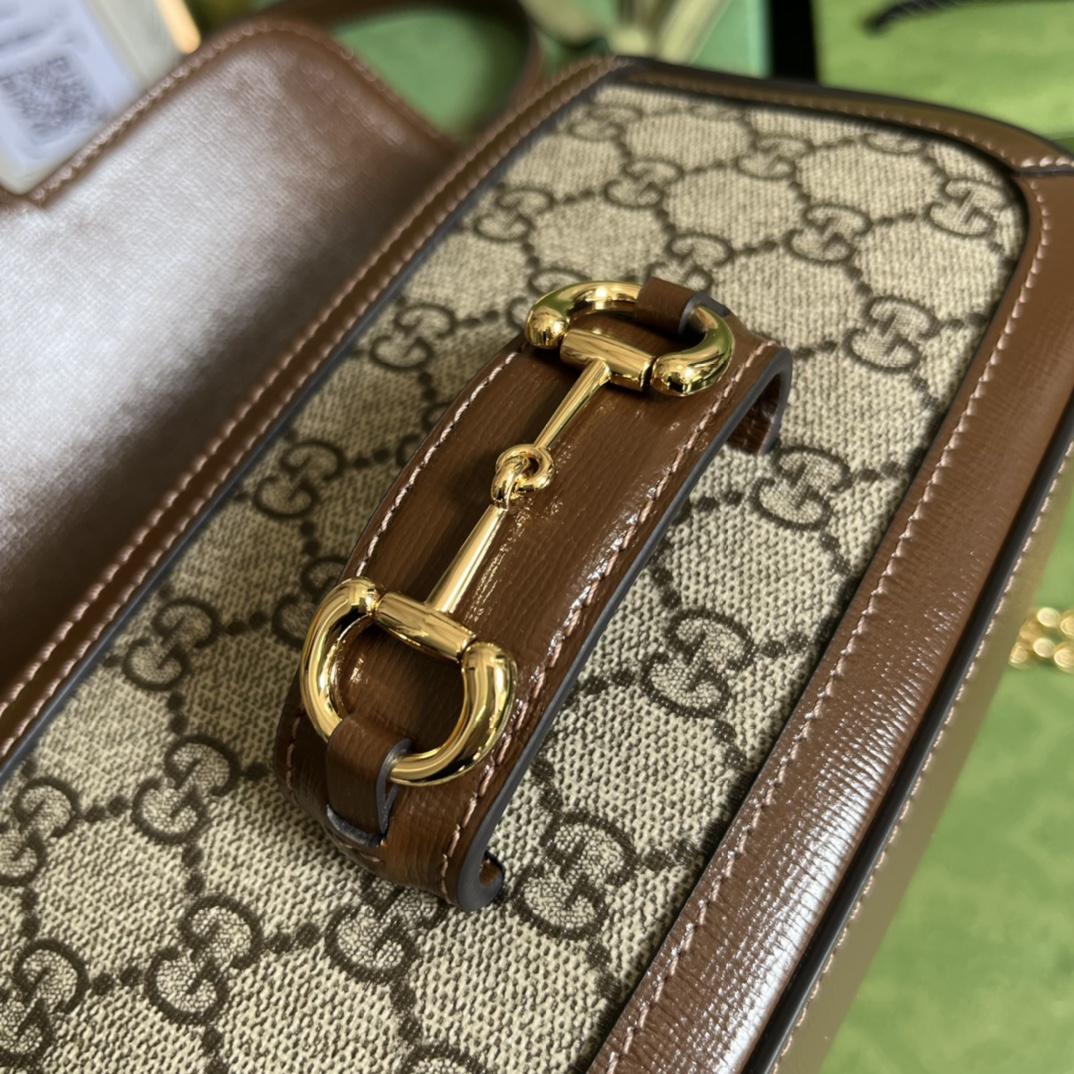 Gucci Horsebit 1955 Shoulder Bag(24-13-5cm)   - FashionPlug