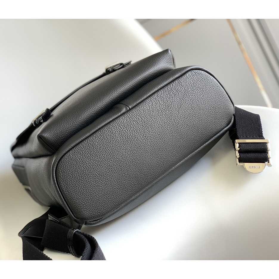 Loewe Military Backpack In Soft Grained Calfskin - FashionPlug