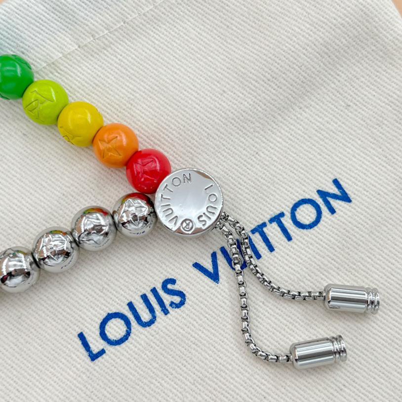 Louis Vuitton LV Beads Bracelet   M0934A - FashionPlug