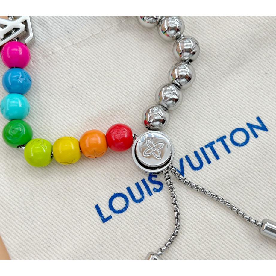 Louis Vuitton LV Beads Bracelet   M0934A - FashionPlug