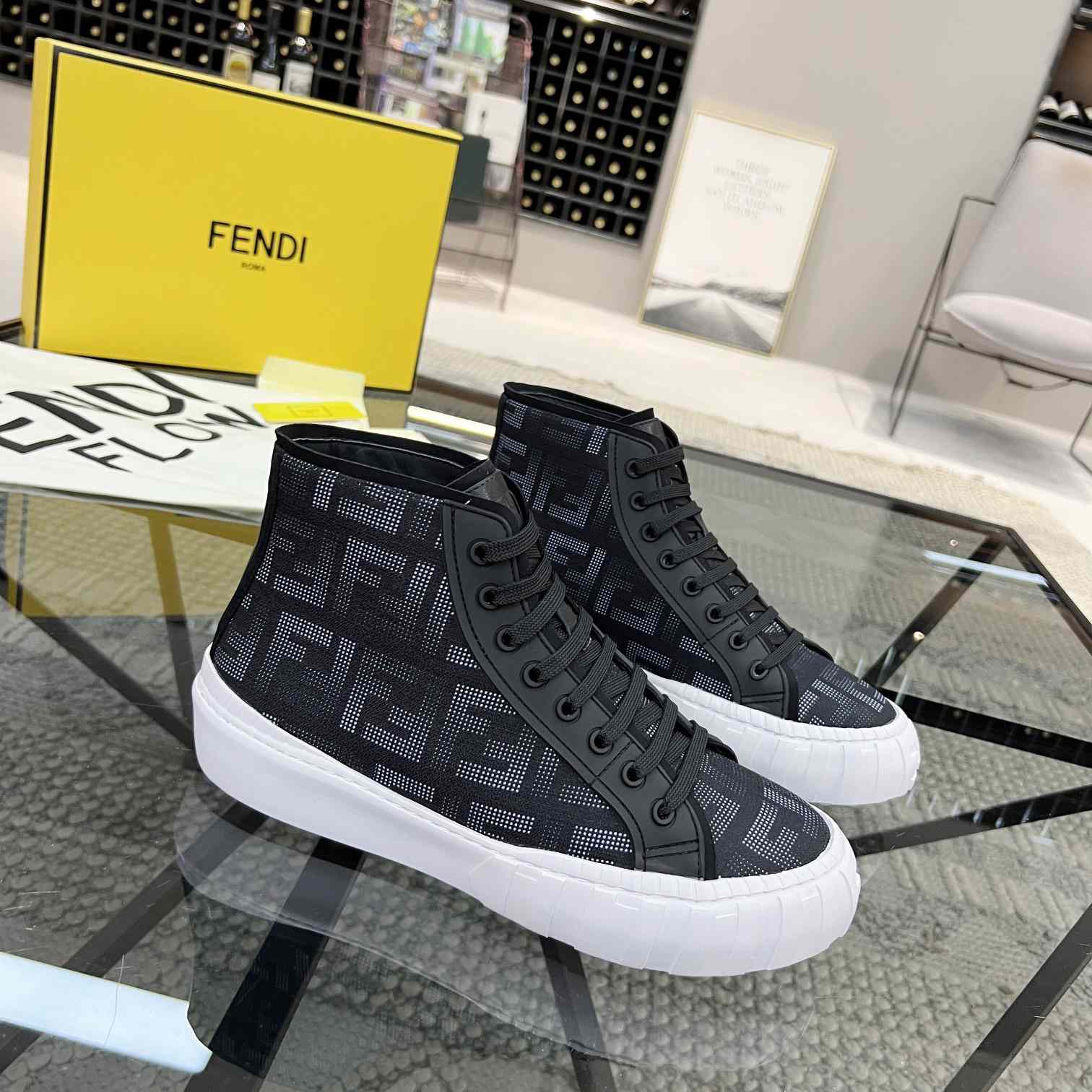 Fendi Logo Sneaker - FashionPlug