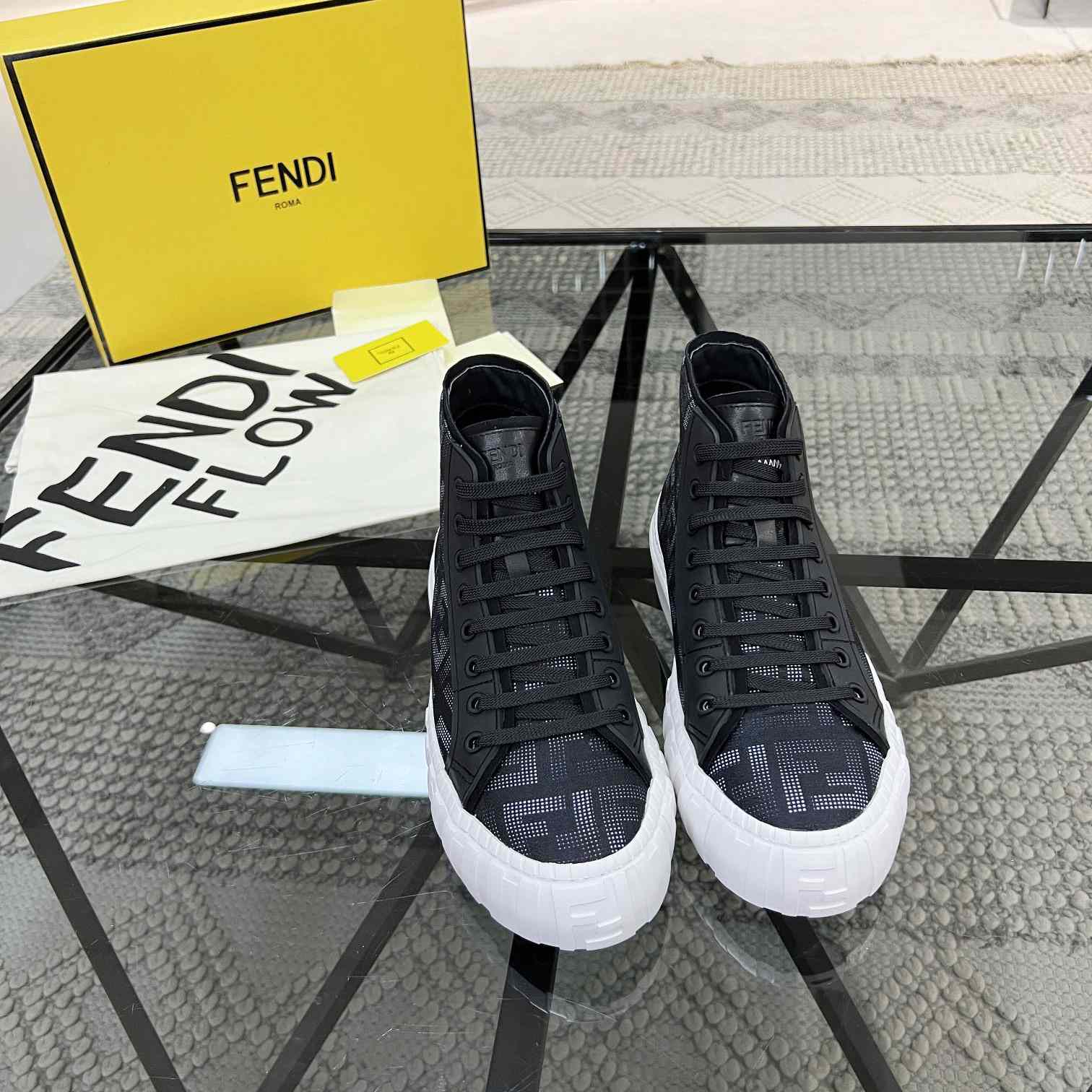 Fendi Logo Sneaker - FashionPlug