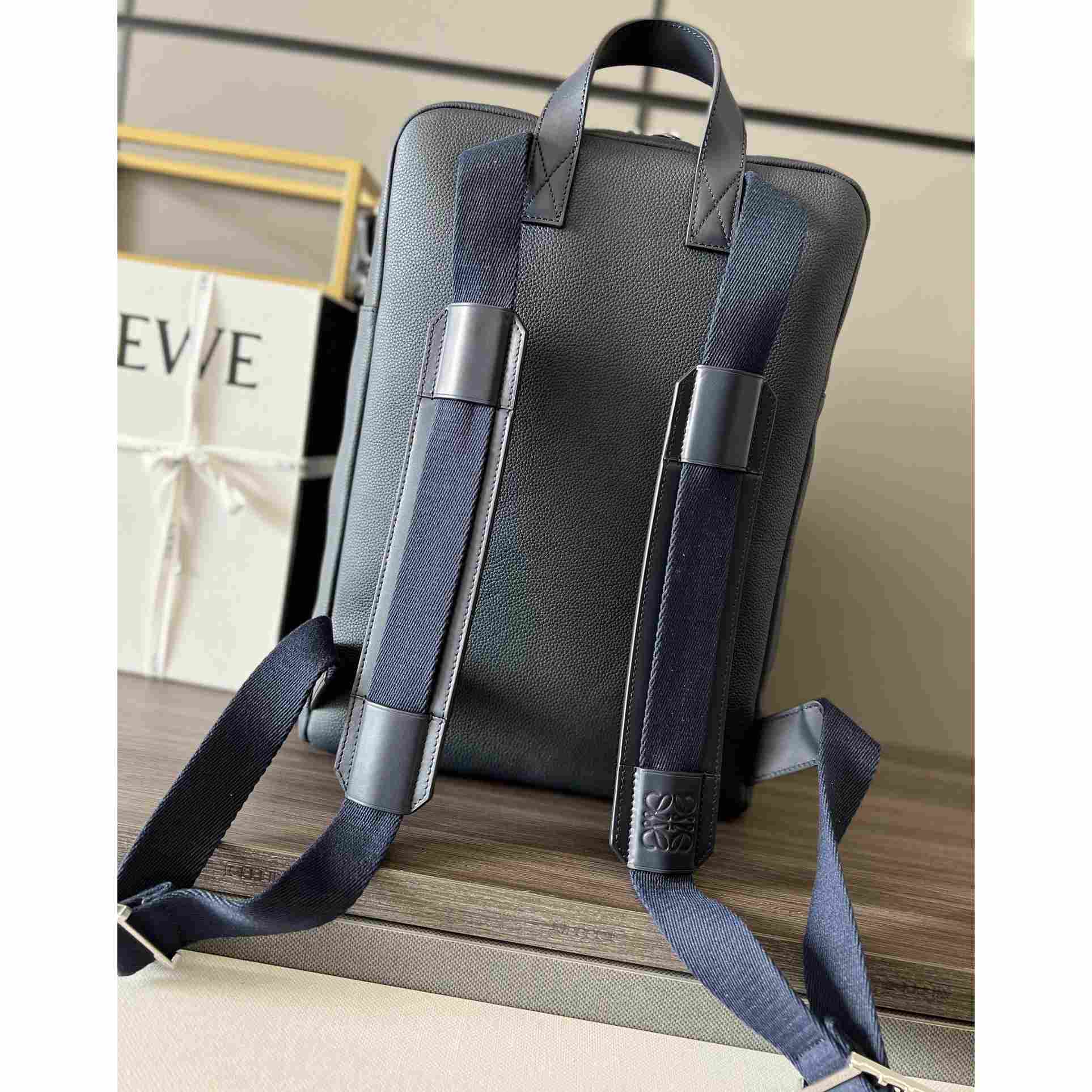 Loewe Military Backpack In Soft Grained Calfskin - FashionPlug