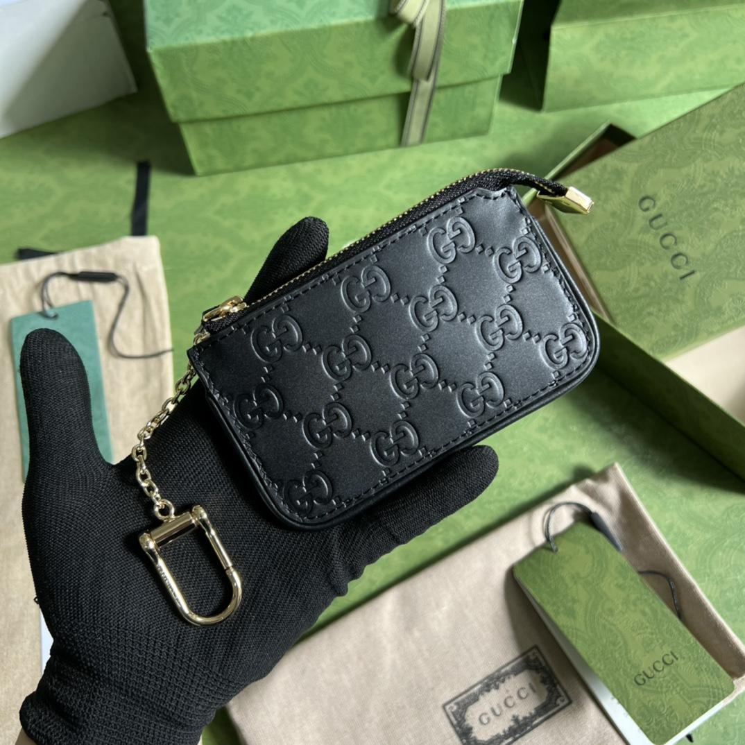 Gucci Signature Key Case(12-7.5-1.5cm) - FashionPlug