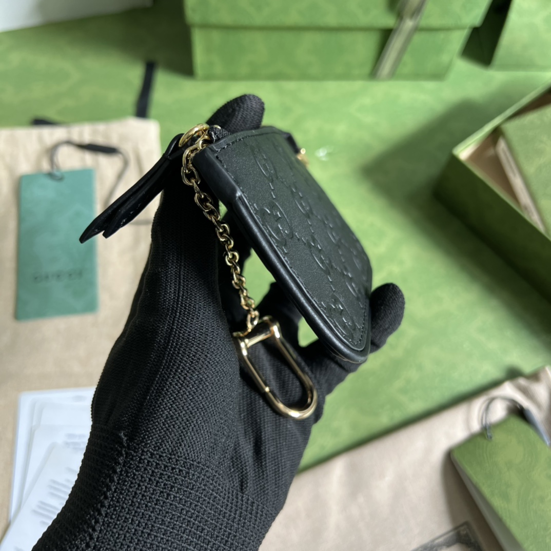 Gucci Signature Key Case(12-7.5-1.5cm) - FashionPlug