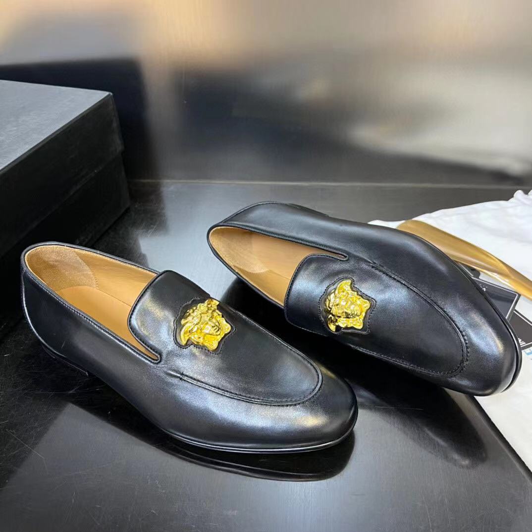 Versace Medusa Loafers - FashionPlug