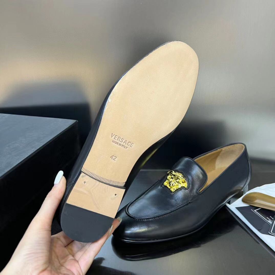 Versace Medusa Loafers - FashionPlug