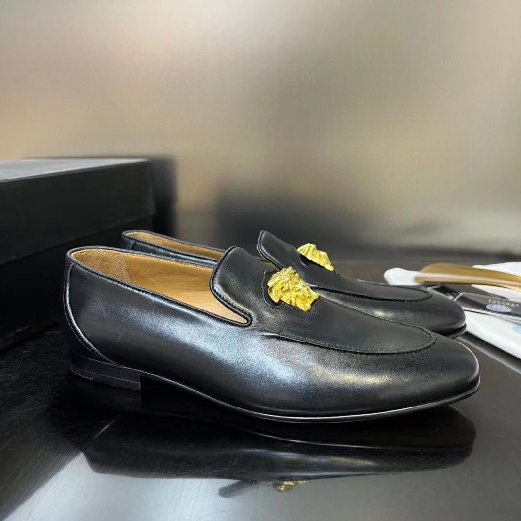 Versace Medusa Loafers - FashionPlug