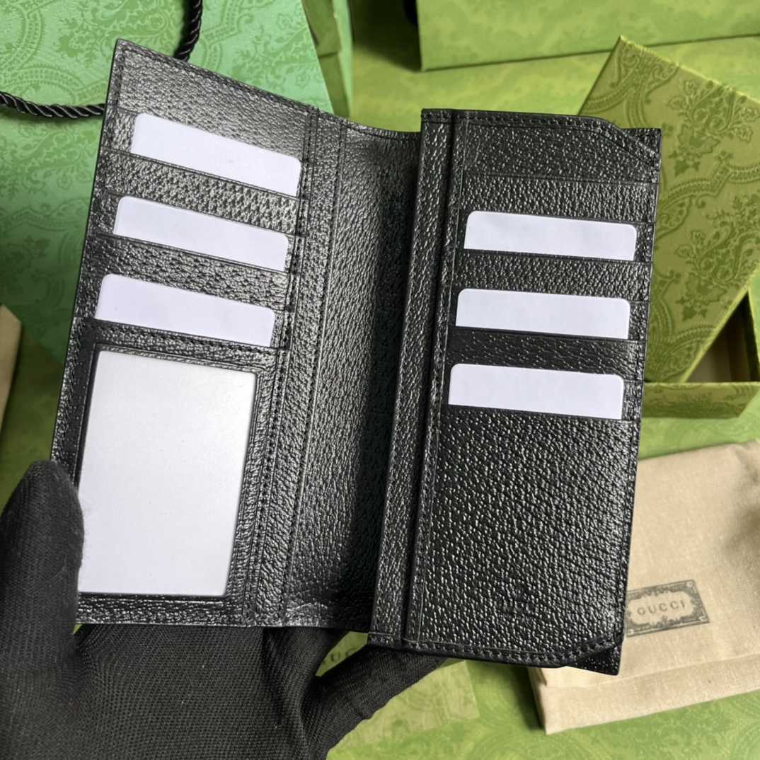 Gucci GG Marmont leather long ID wallet - FashionPlug