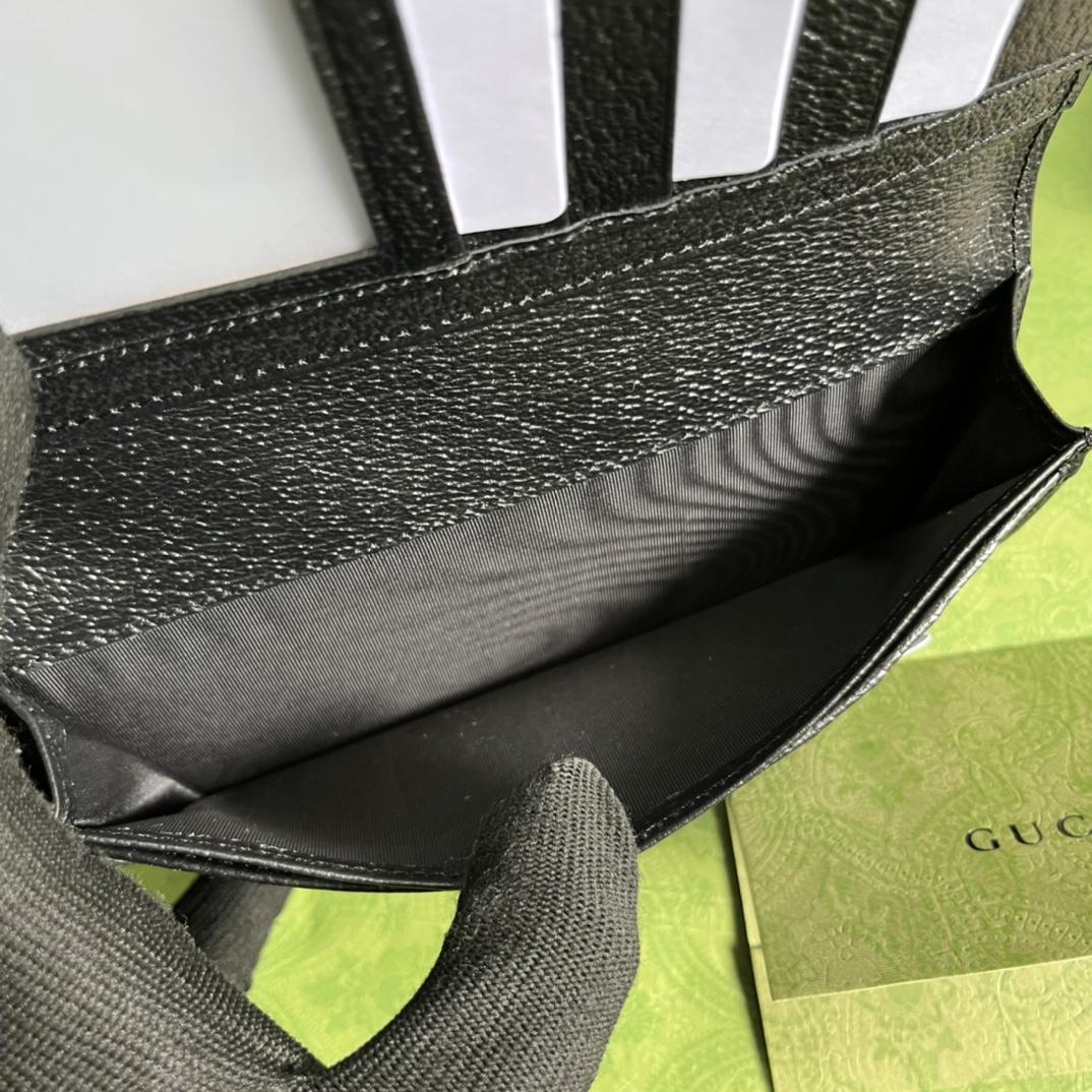 Gucci GG Marmont leather long ID wallet - FashionPlug