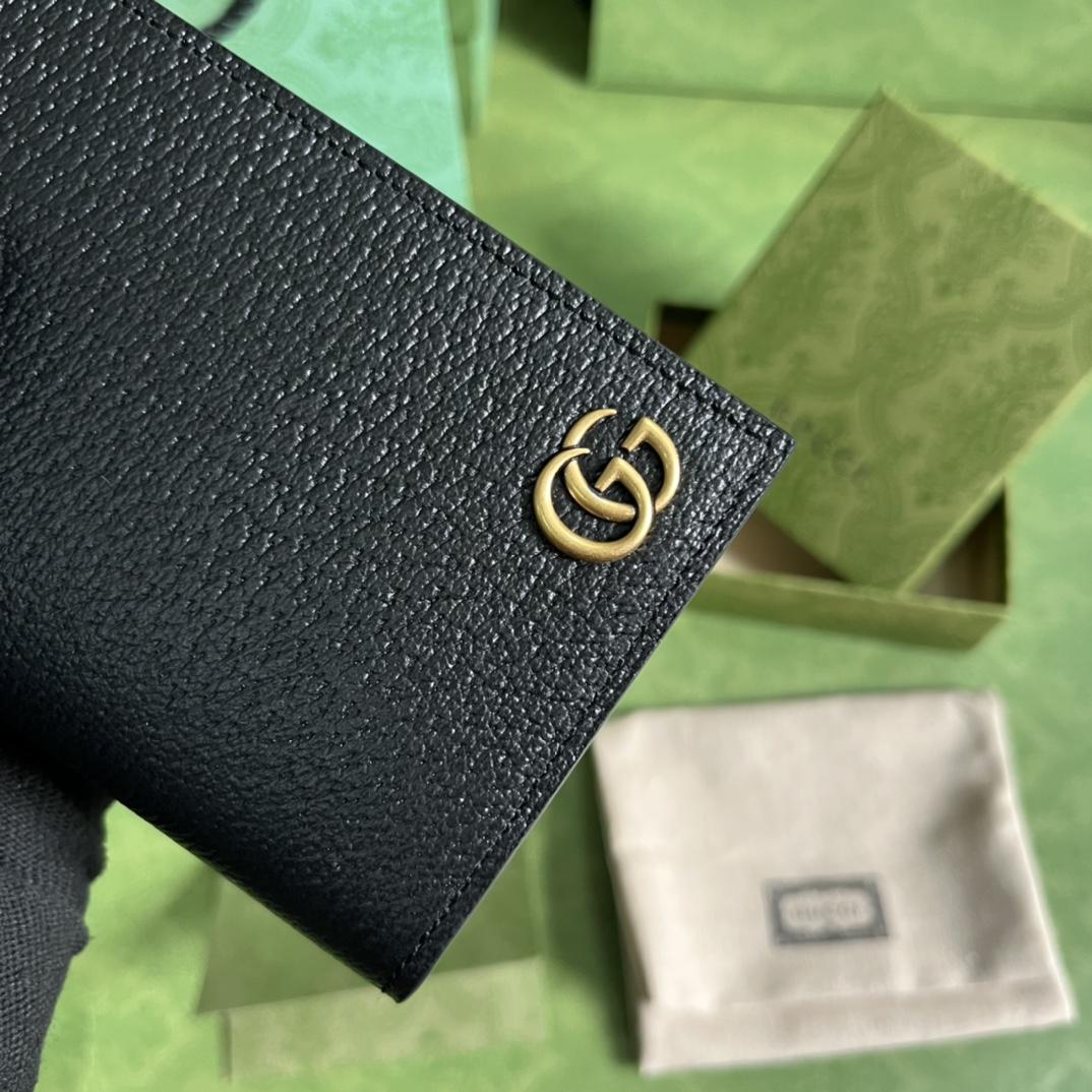Gucci GG Marmont leather long ID wallet - FashionPlug