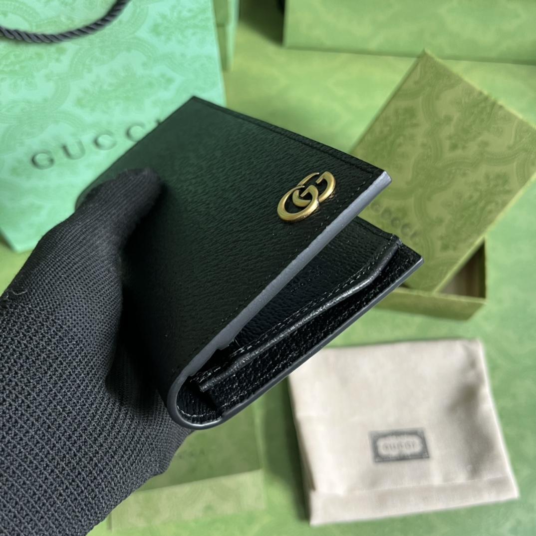 Gucci GG Marmont leather long ID wallet - FashionPlug