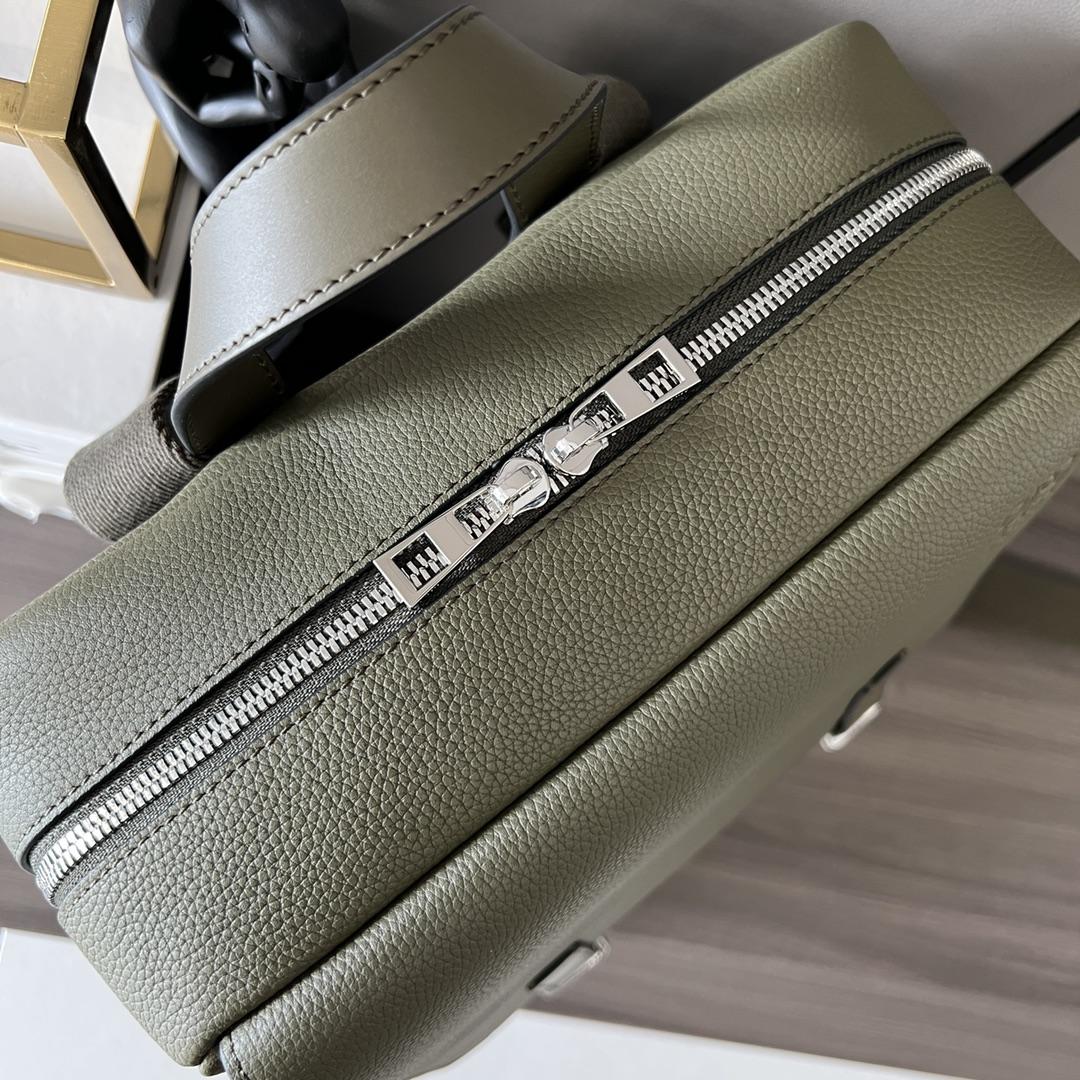 Loewe Military Backpack In Soft Grained Calfskin - FashionPlug