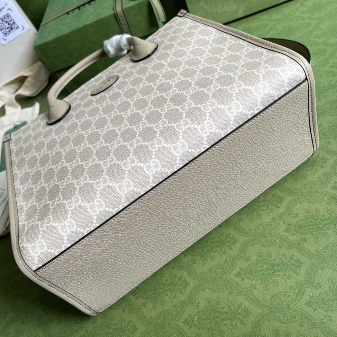 Gucci Small Tote Bag With Interlocking G(31-26.5-14cm) - FashionPlug