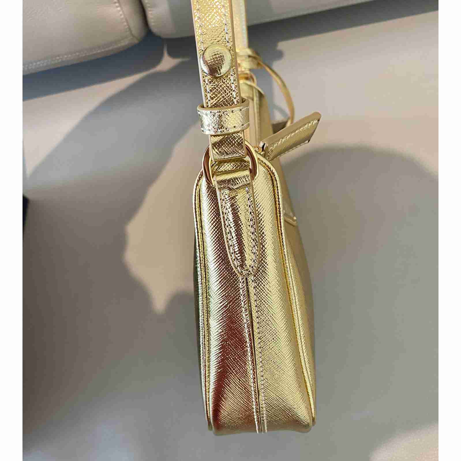 Prada Saffiano Leather Mini Bag(23-17-6.5cm) - FashionPlug
