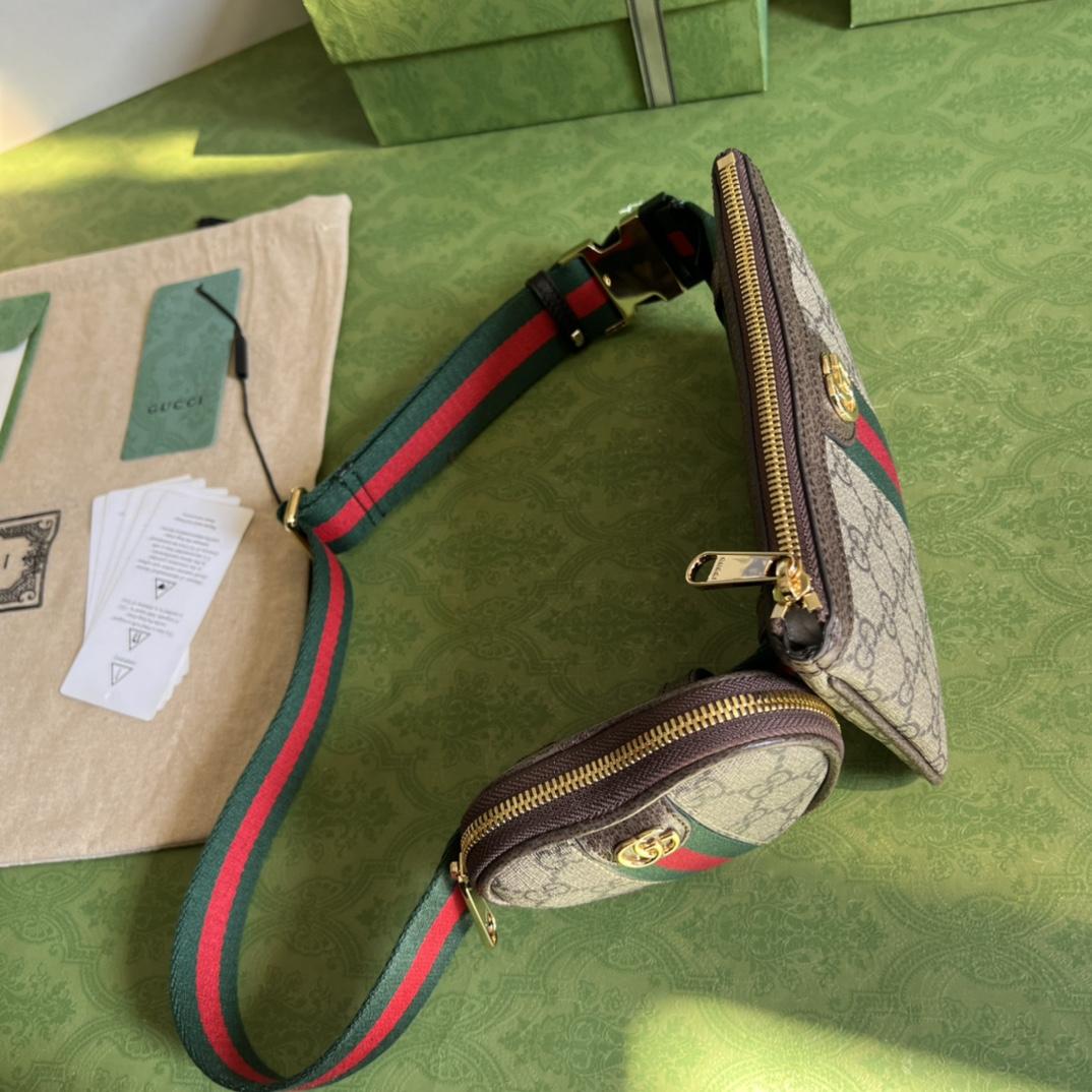 Gucci Ophidia GG Heart Utility Belt(12-11-2cm/20-13cm) - FashionPlug