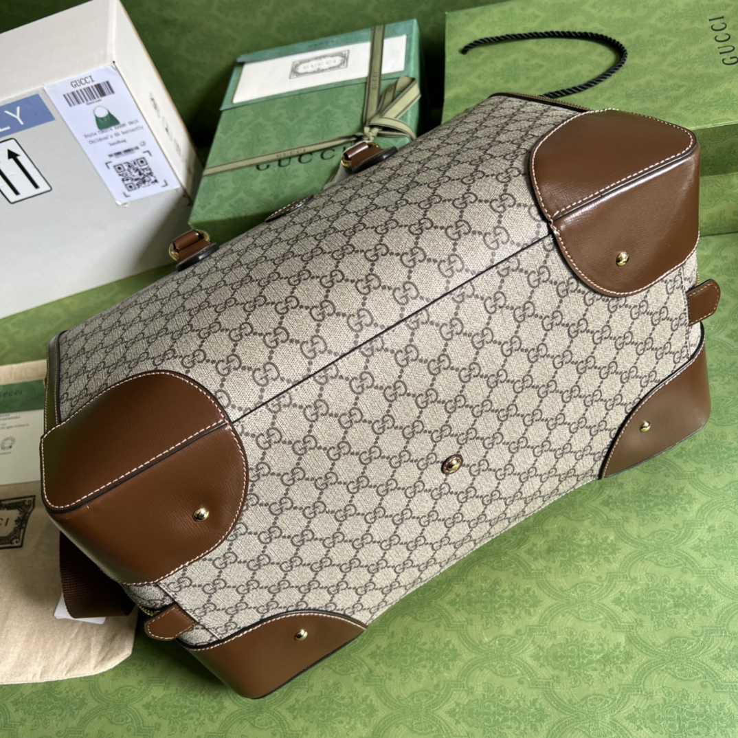 Gucci Duffle Bag With Interlocking G(42-26-24cm) - FashionPlug