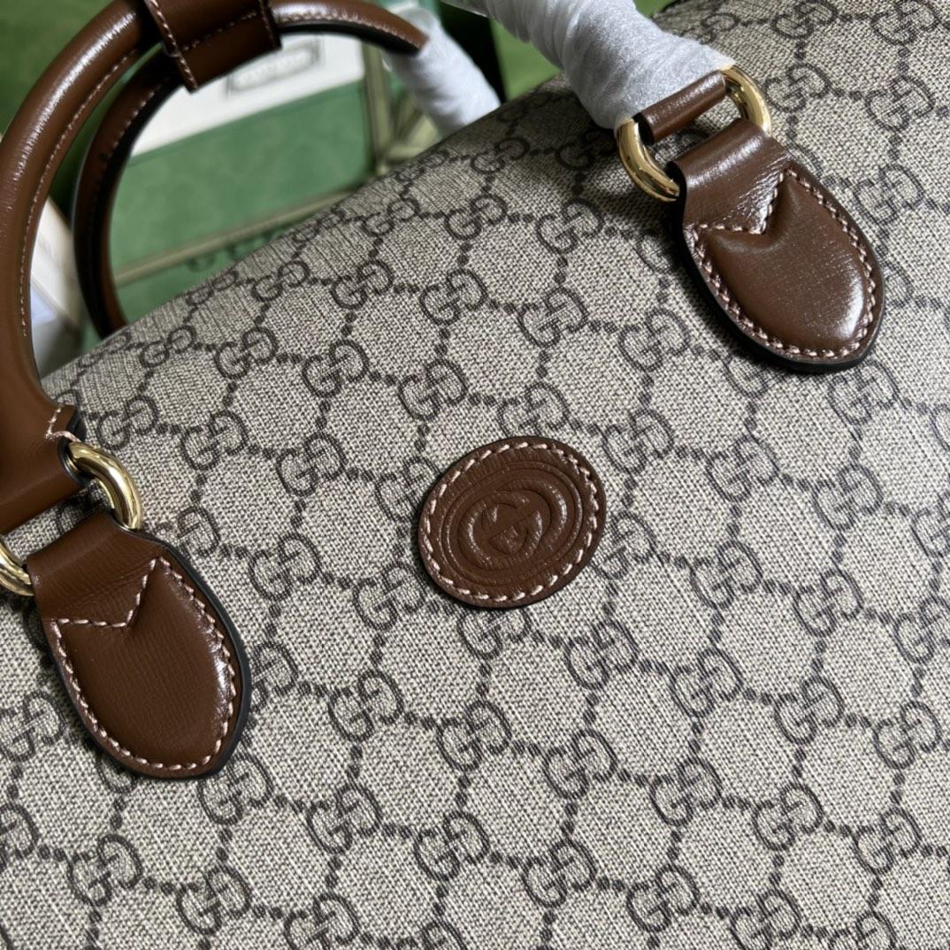 Gucci Duffle Bag With Interlocking G(42-26-24cm) - FashionPlug