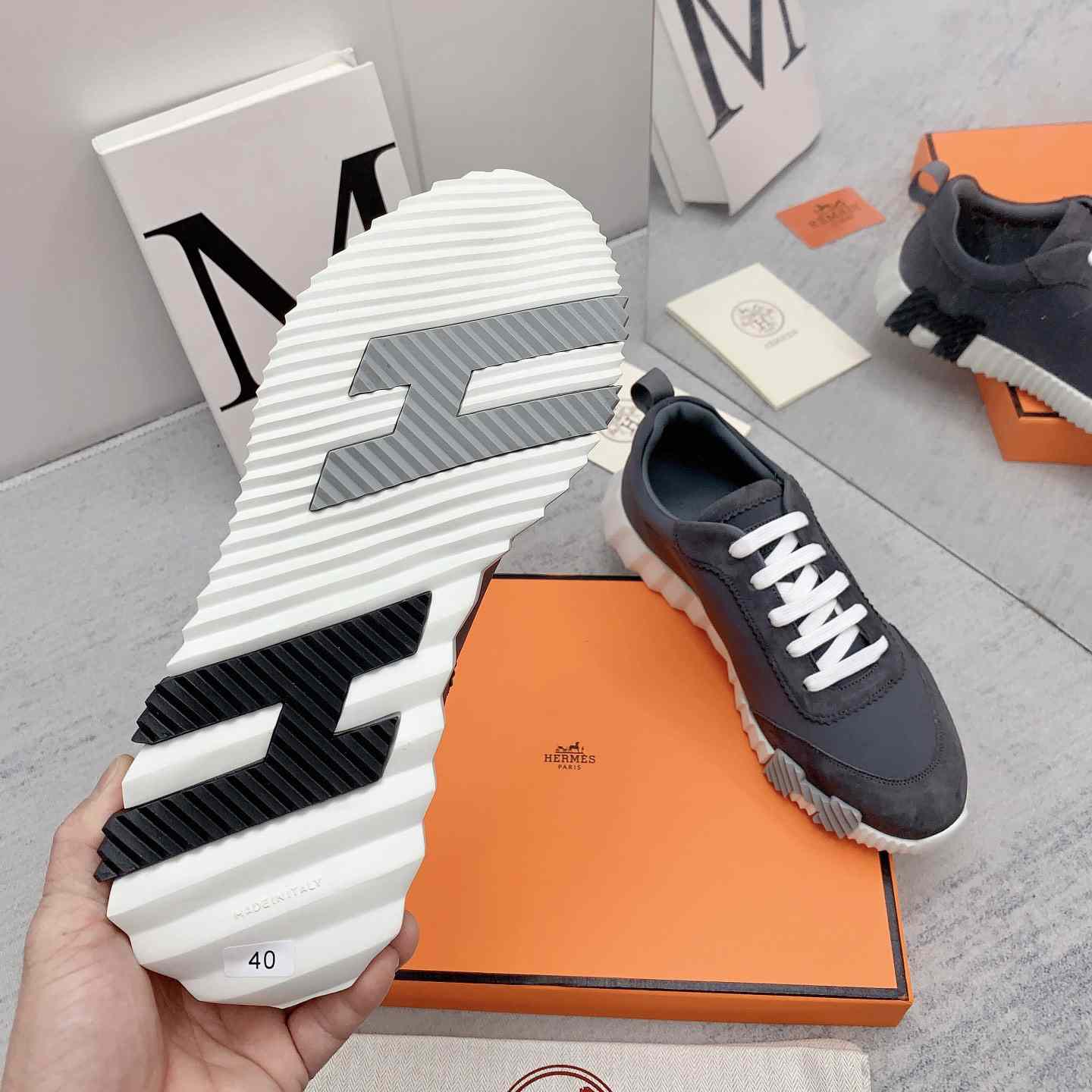 Hermes Bouncing Sneaker  - FashionPlug