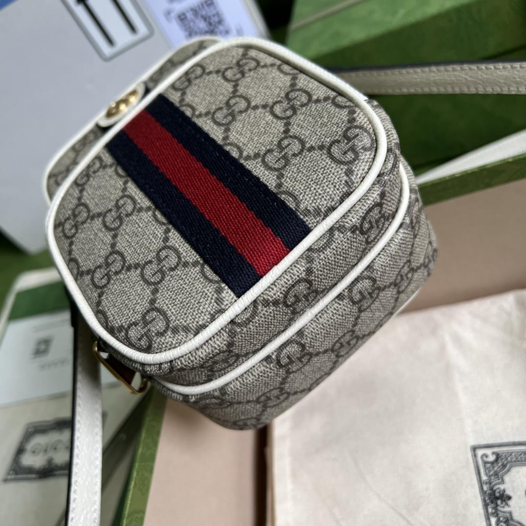 Gucci Ophidia GG Mini Bag(12-16-7cm)   - FashionPlug
