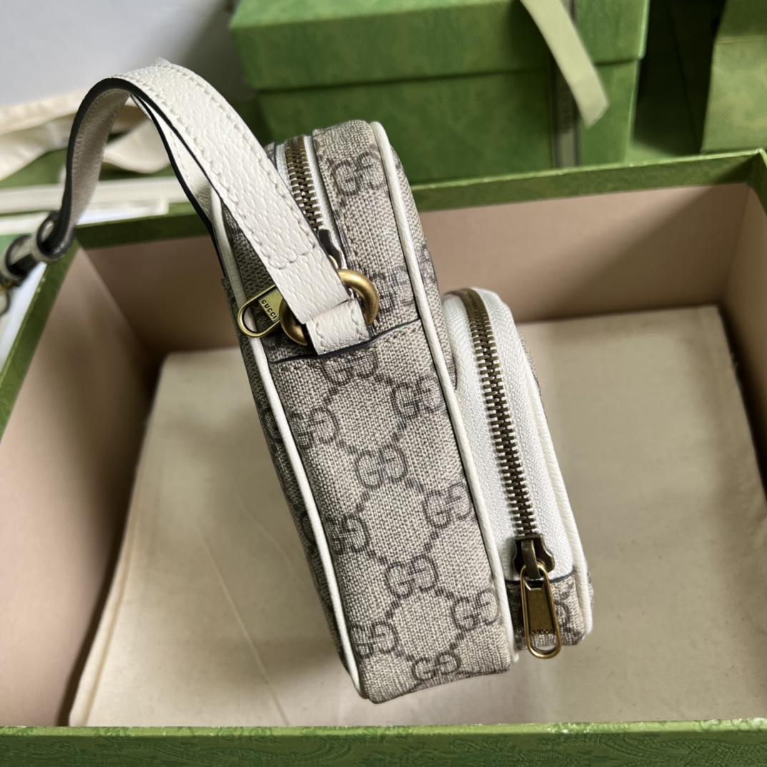 Gucci Ophidia GG Mini Bag(12-16-7cm)   - FashionPlug