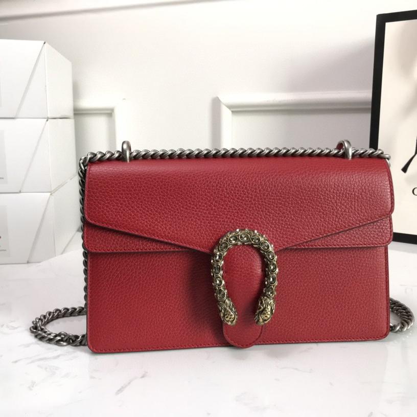 Gucci Dionysus Leather Shoulder Bag(28-18-9cm)   - FashionPlug